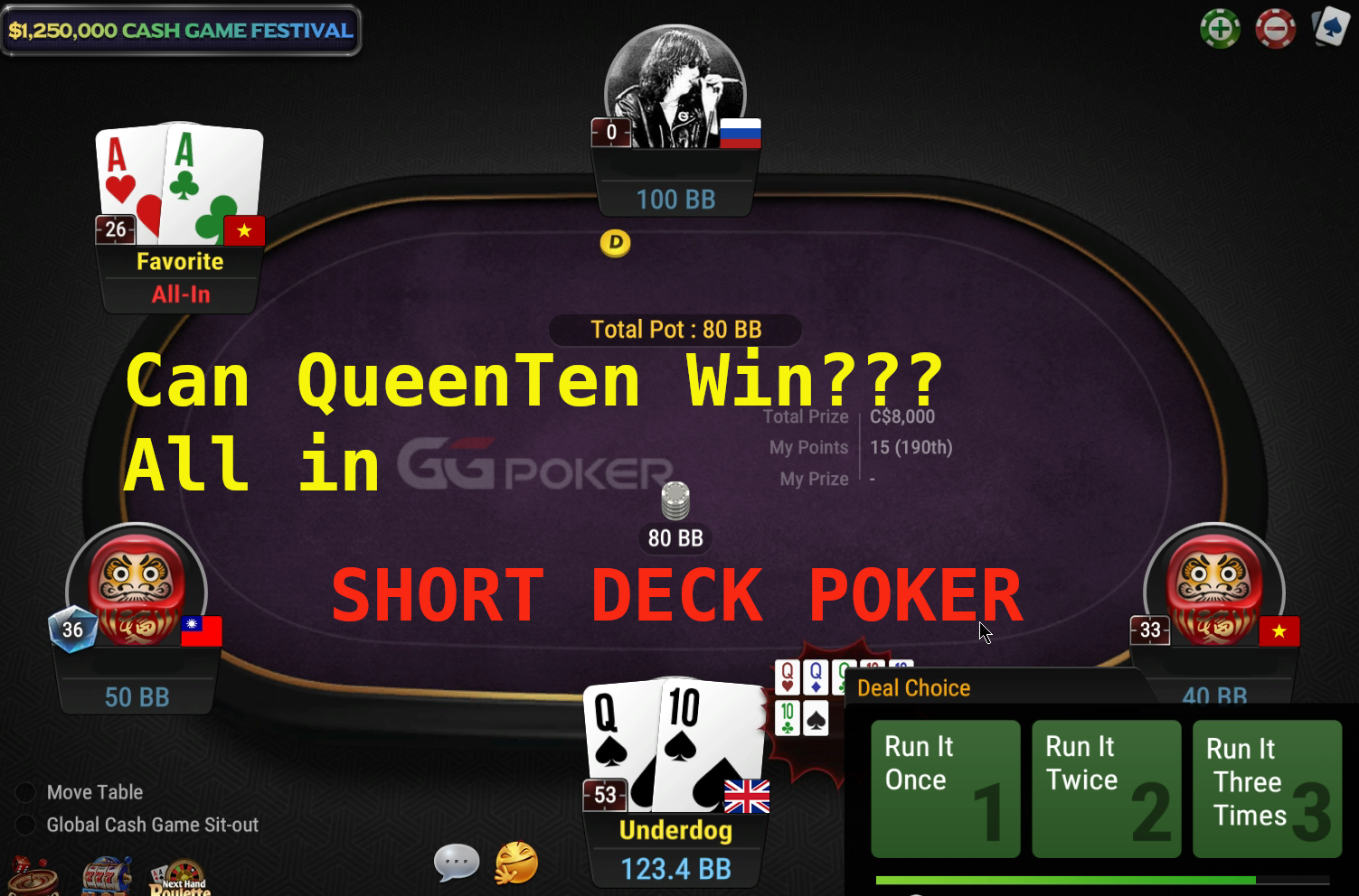 Short Deck Poker Play and Explain 007