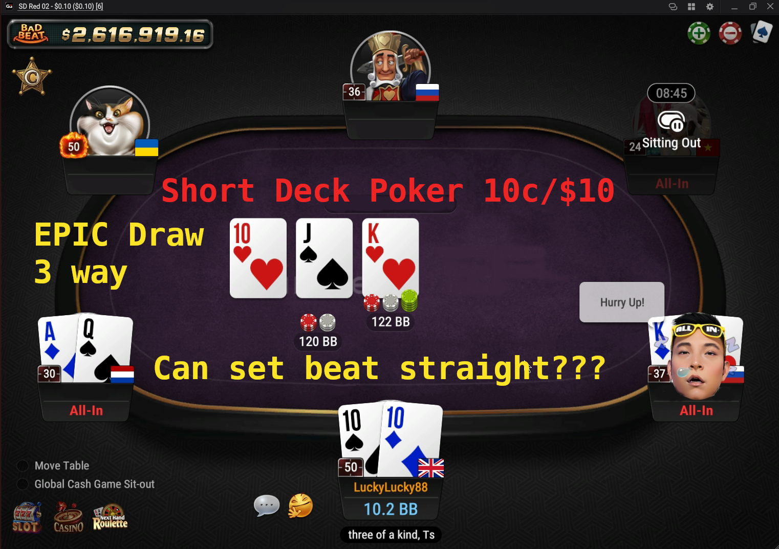Short Deck Poker Play and Explain 008